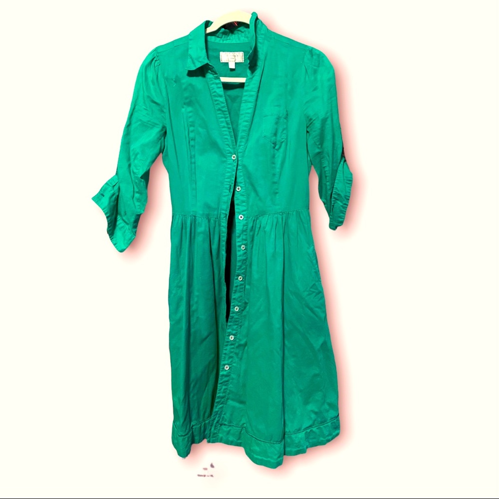 Anthropologie Moulinette Souers button down dress